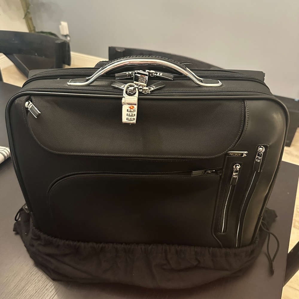 Tumi Black Duffel Bag for Men